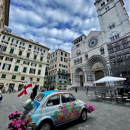 New In Front Of Cathedral Lägenhet Genua